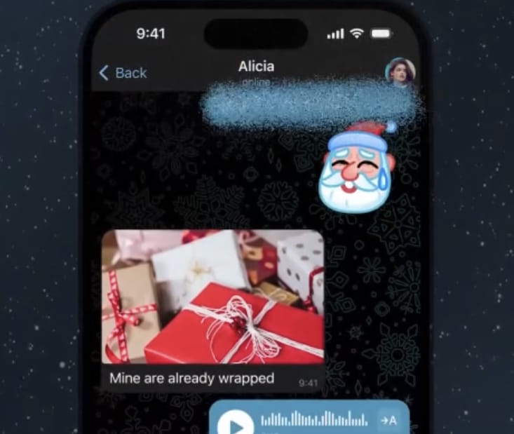Telegram выпустил большое новогоднее обновление