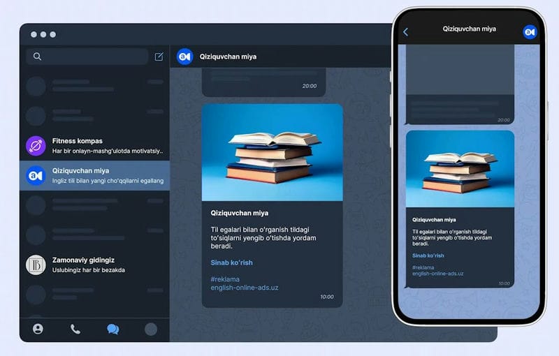 Владельцы Telegram-каналов Узбекистана смогут зарабатывать на рекламе через РСЯ