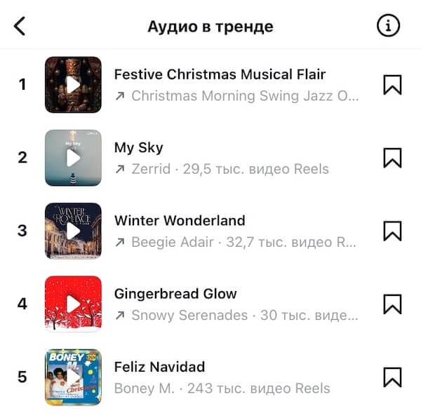 Instagram* запустил раздел «Аудио в тренде» для поиска популярных треков