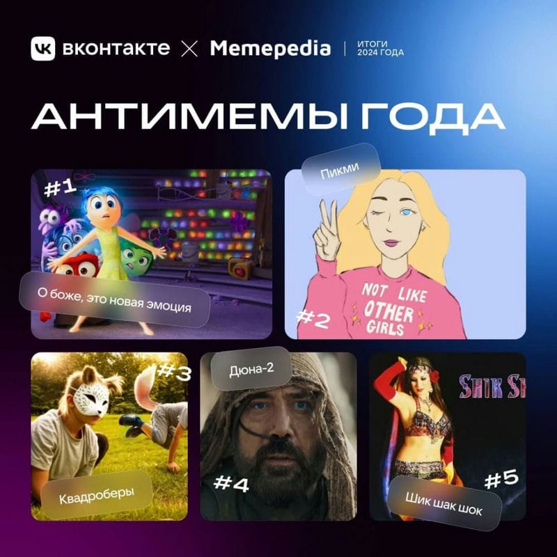 Названы ТОП-10 главных мемов 2024 года