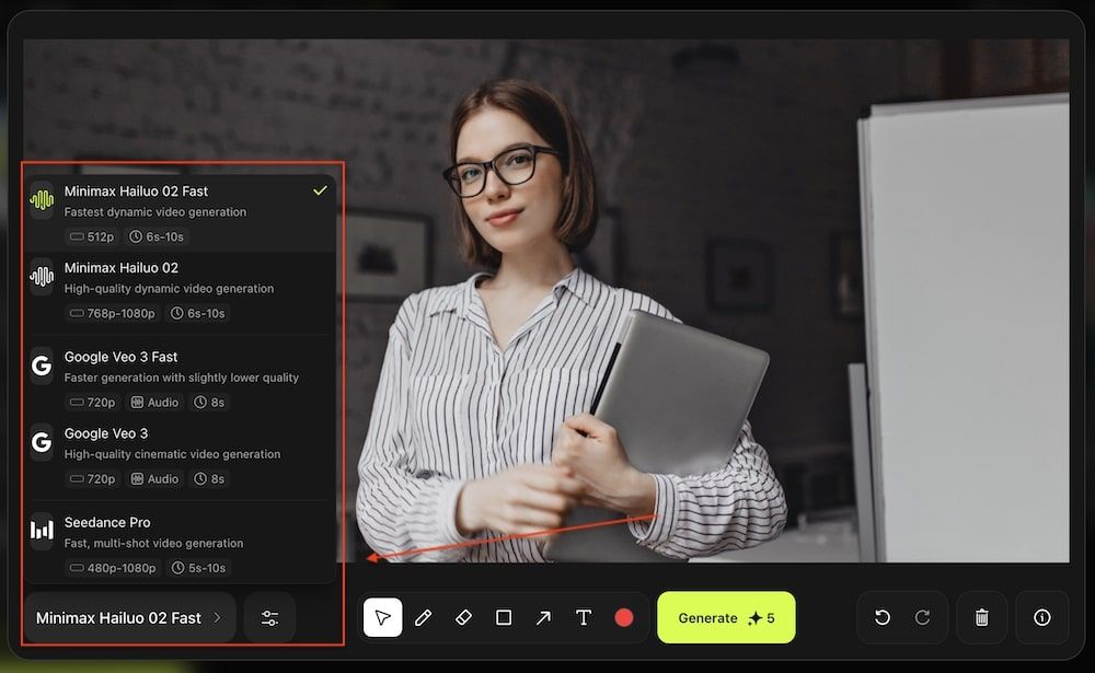 Higgsfield запустил «нейрофотошоп» для видео — Draw-to-Video