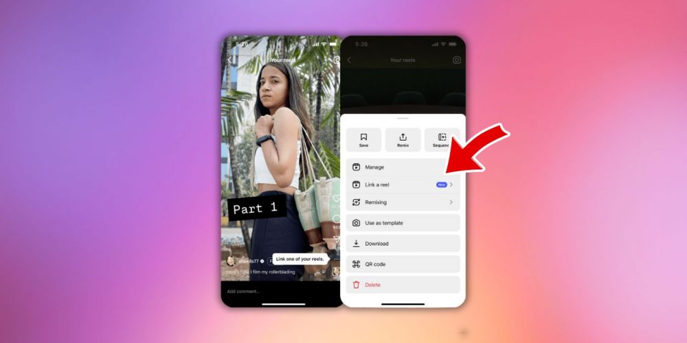 Instagram* позволит добавлять ссылки в Reels — теперь можно делать сериалы