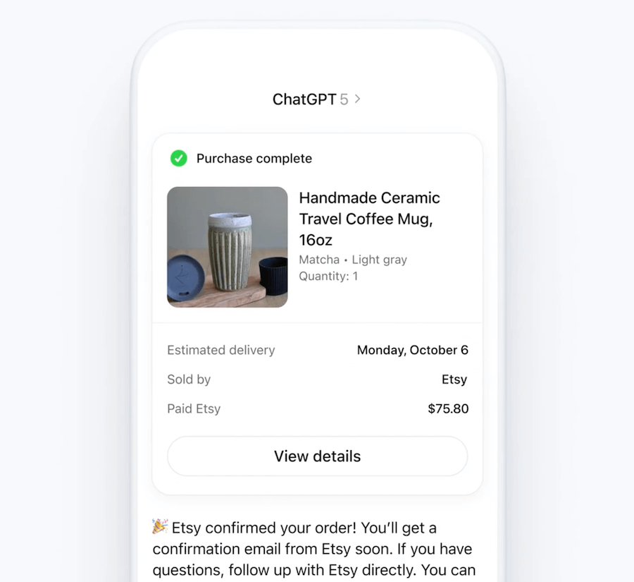 ChatGPT запустил функцию покупки товаров — Instant Checkout