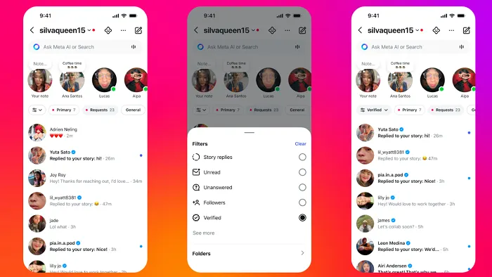 Instagram* позволит создавать свои папки для сообщений, но есть нюанс..