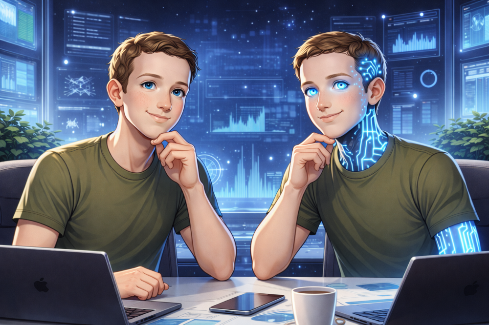 Цукерберг тестирует ИИ-клона для общения с сотрудниками Meta*