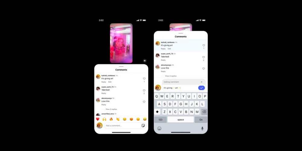 Instagram* добавил редактирование комментариев — исправить можно в течение 15 минут