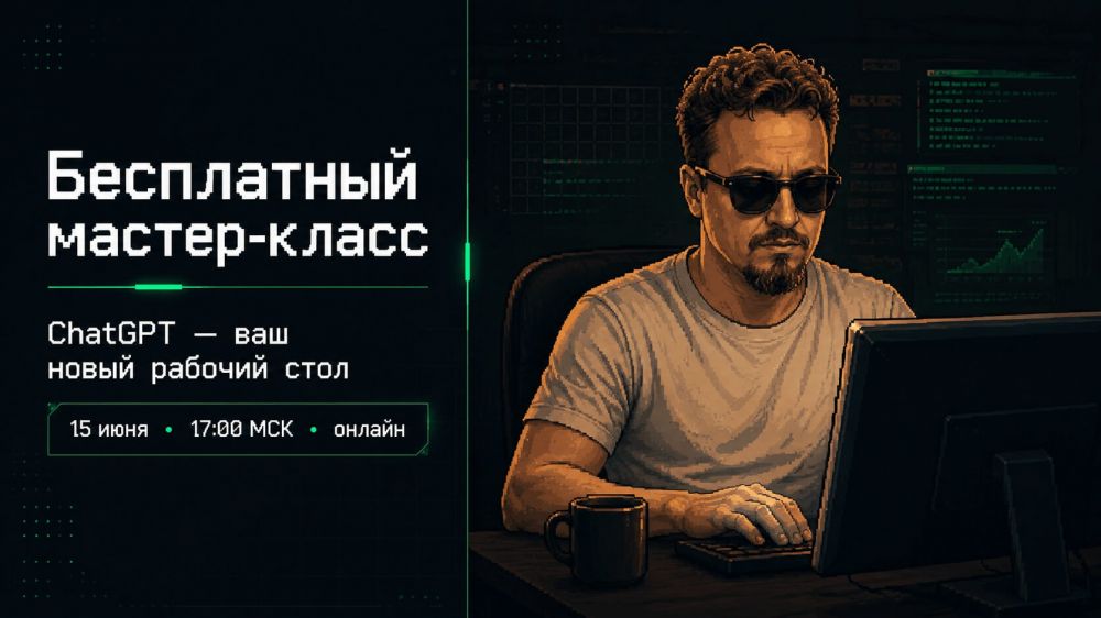 Бесплатный мастер-класс «ChatGPT — ваш новый рабочий стол»