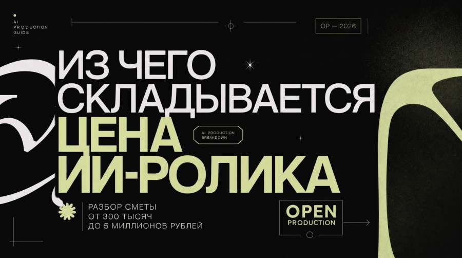 Юра Покровский, Open Production: из чего складывается цена ИИ-ролика