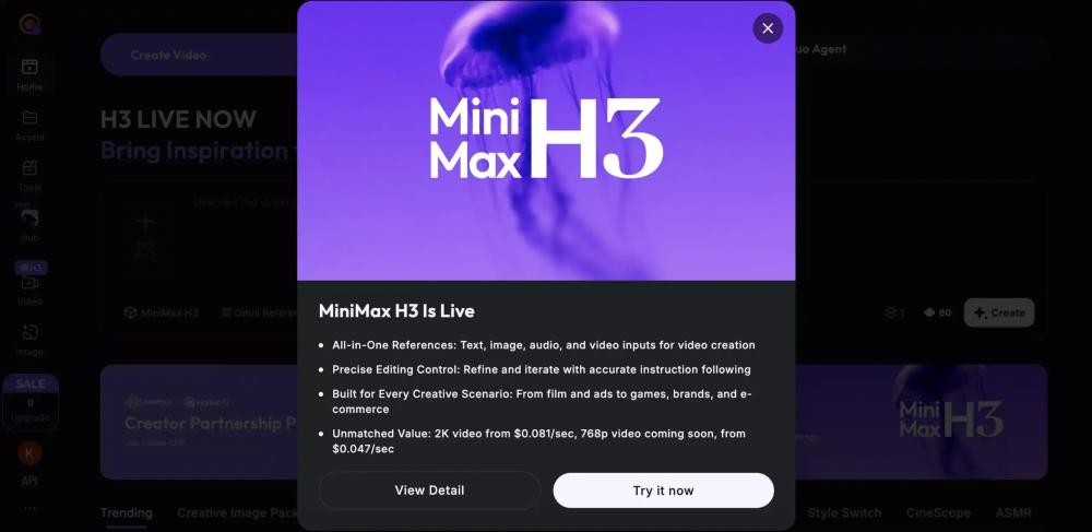 MiniMax H3 — новая ИИ-модель для генерации видео с открытыми весами