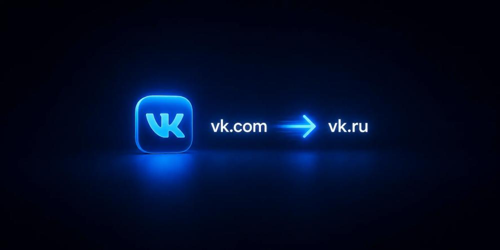 ВКонтакте переводит пользователей с vk.com на vk.ru