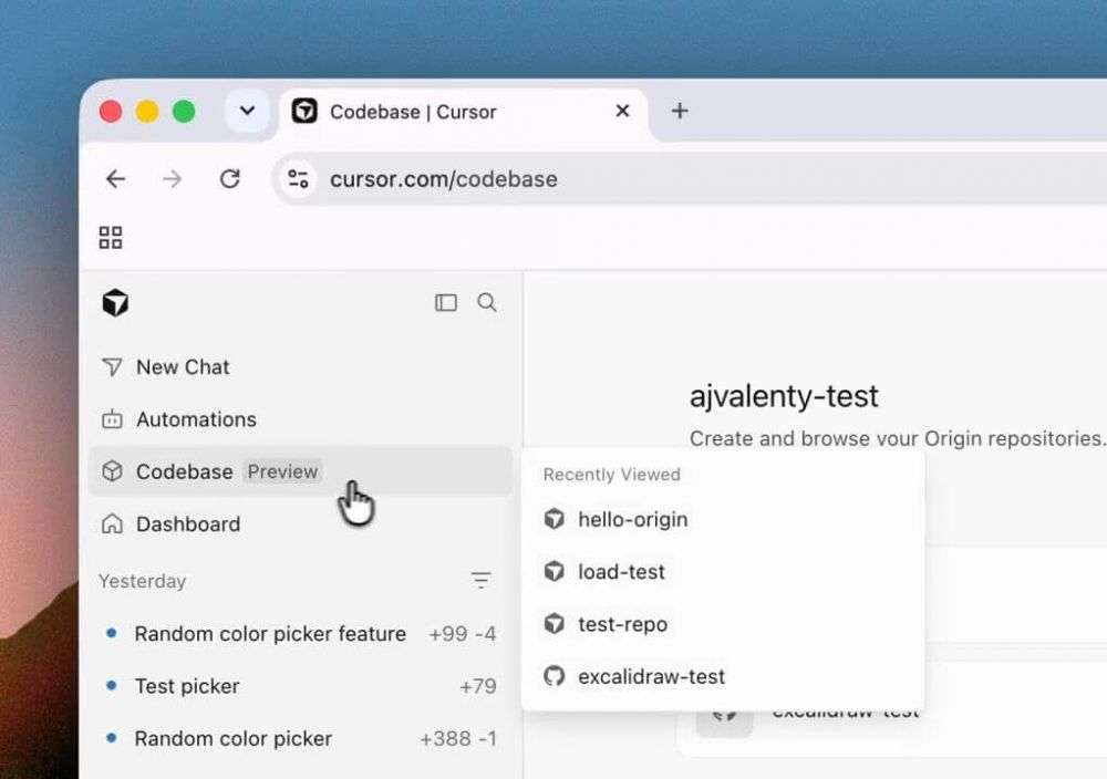 Cursor запустил Origin — хостинг кода с репозиториями и синхронизацией GitHub