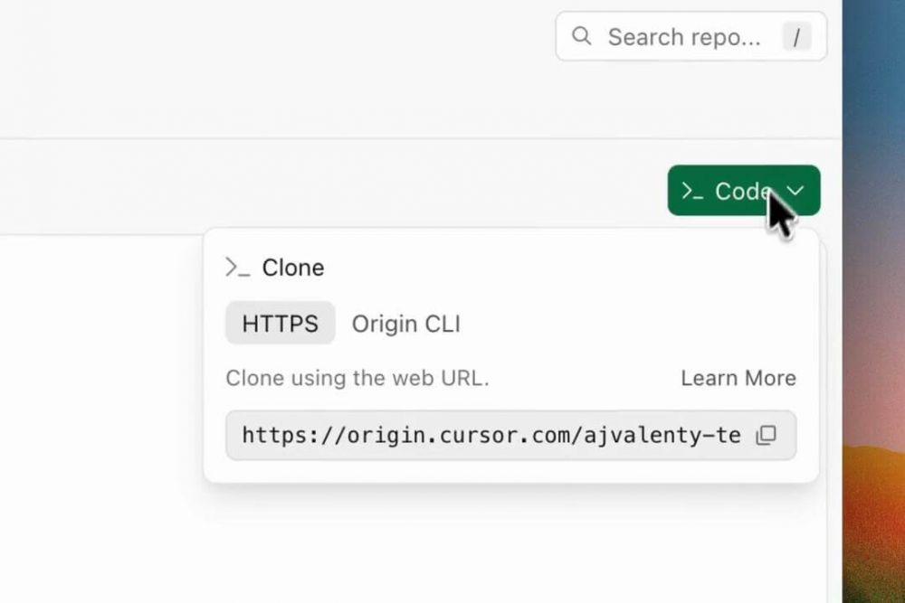 Cursor запустил Origin — хостинг кода с репозиториями и синхронизацией GitHub