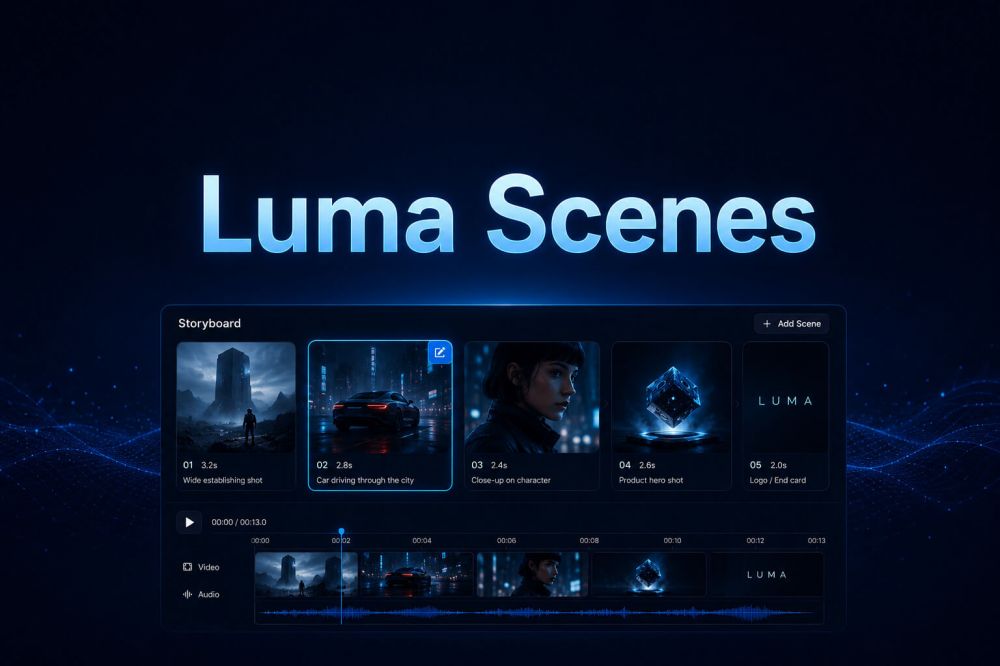 Luma представила Scenes для создания и редактирования видеосцен до рендера
