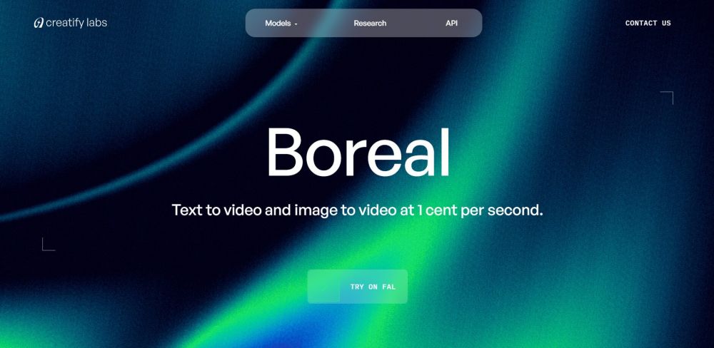 Creatify выпустила Boreal — видеомодель для рекламы по цене $0,01 за секунду