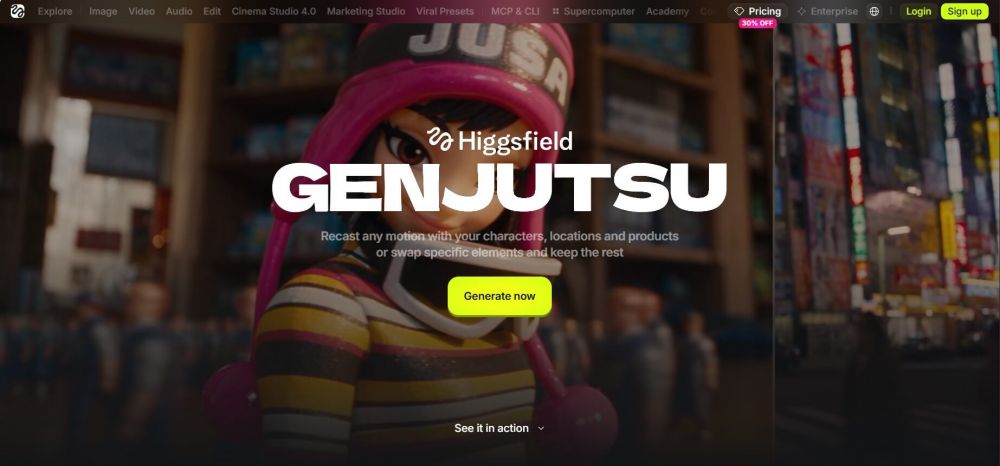 Higgsfield запустила Genjutsu — инструмент для редактирования готовых видео