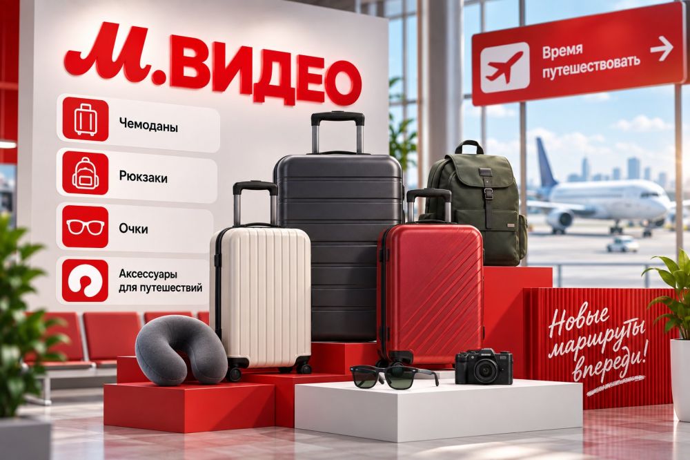«М.Видео»: спрос на товары для путешествий перестал быть сезонным