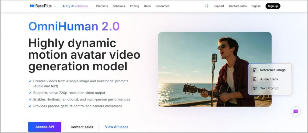 BytePlus выпустила OmniHuman 2.0 — модель оживляет изображения и создаёт видео до пяти минут