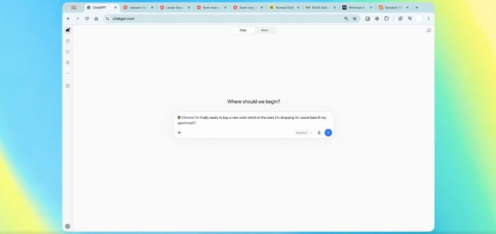 ChatGPT получил доступ к вкладкам Chrome и научился выполнять задания в браузере