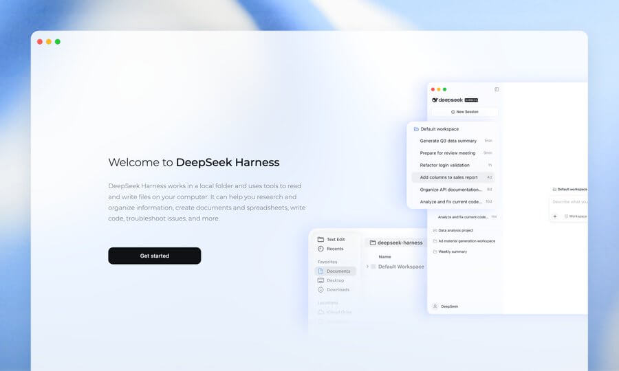 DeepSeek выпустила Harness v0.2 — приложение для macOS и Windows