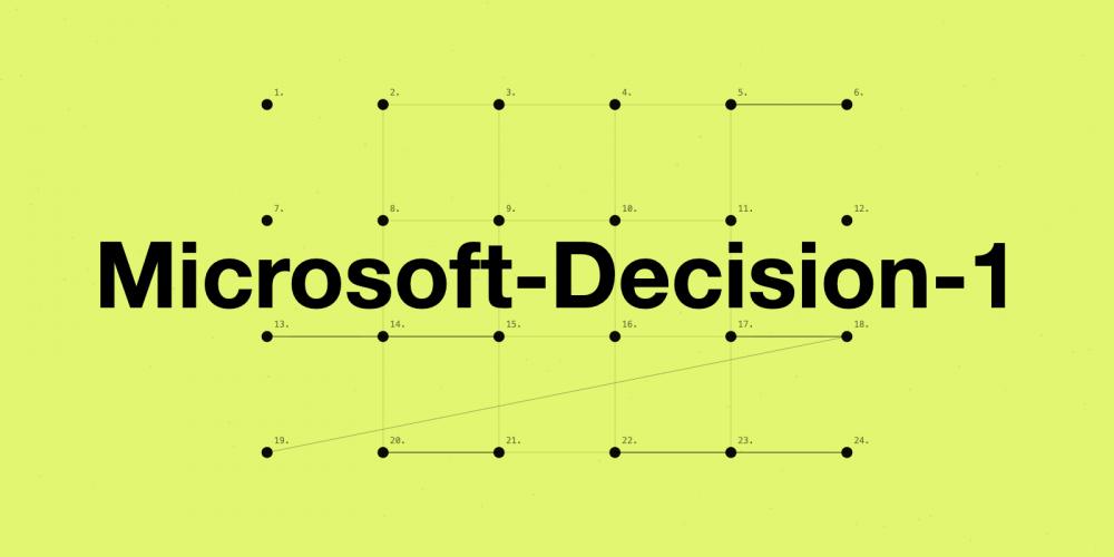 Microsoft выпустила Decision-1 — ИИ-модель для выбора действий и проверки ответов