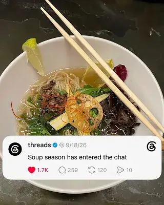 Threads* тестирует цитаты поверх фотографий и видео