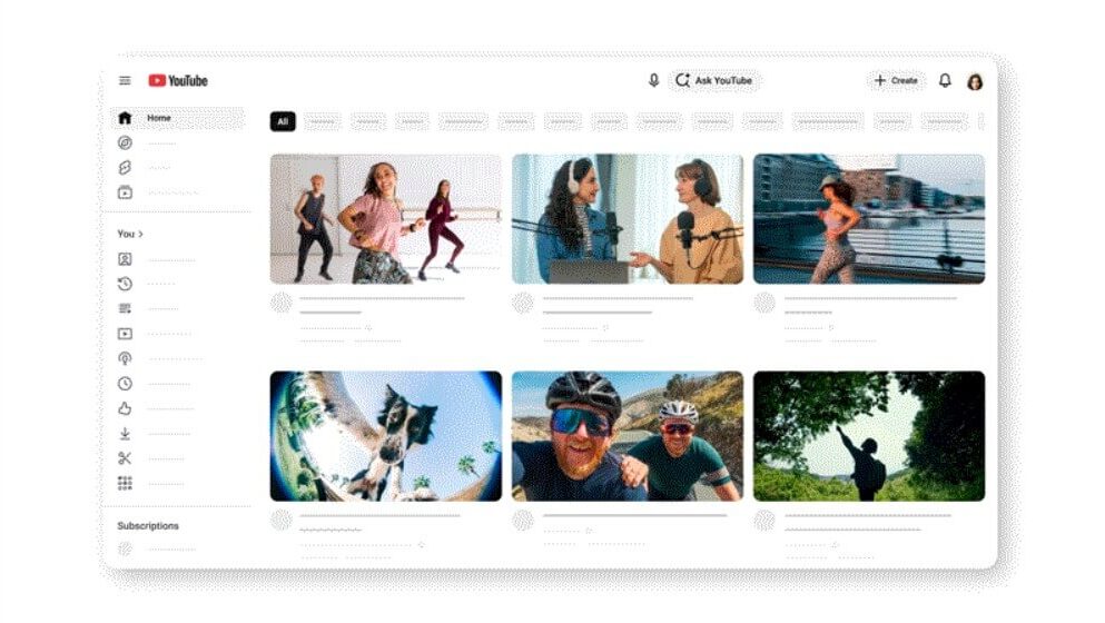 YouTube тестирует ИИ-ответы над обычными результатами поиска
